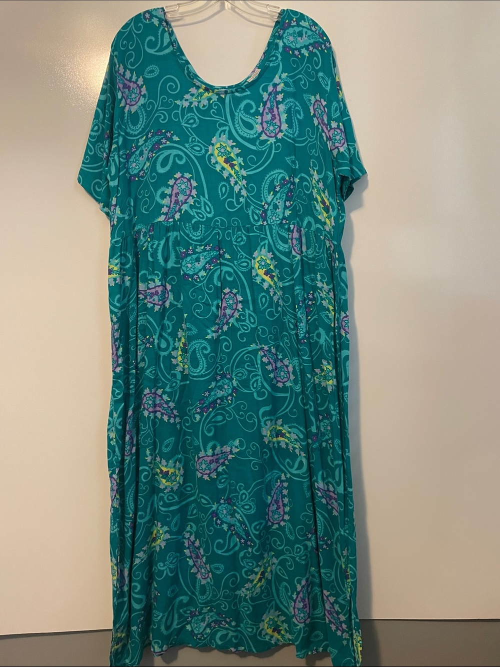 VTG 90s Diane Von Furstenberg The Color Authority Floral Paisley Tie Dress NWT